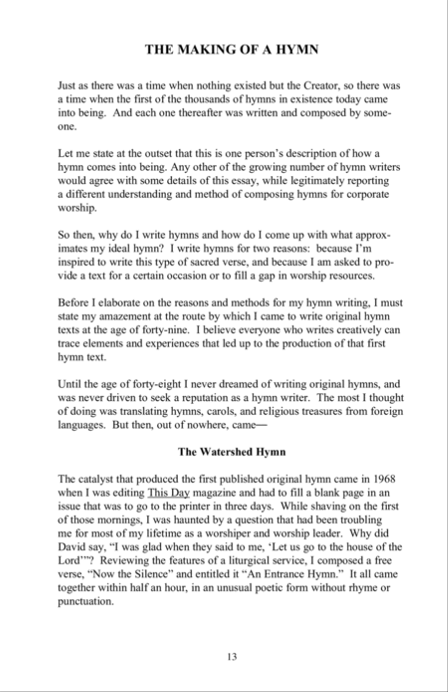 Sing Peace, Sing Gift of Peace: The Comprehensive Hymnary of Jaroslav J. Vajda Unity scores gallery preview page 8