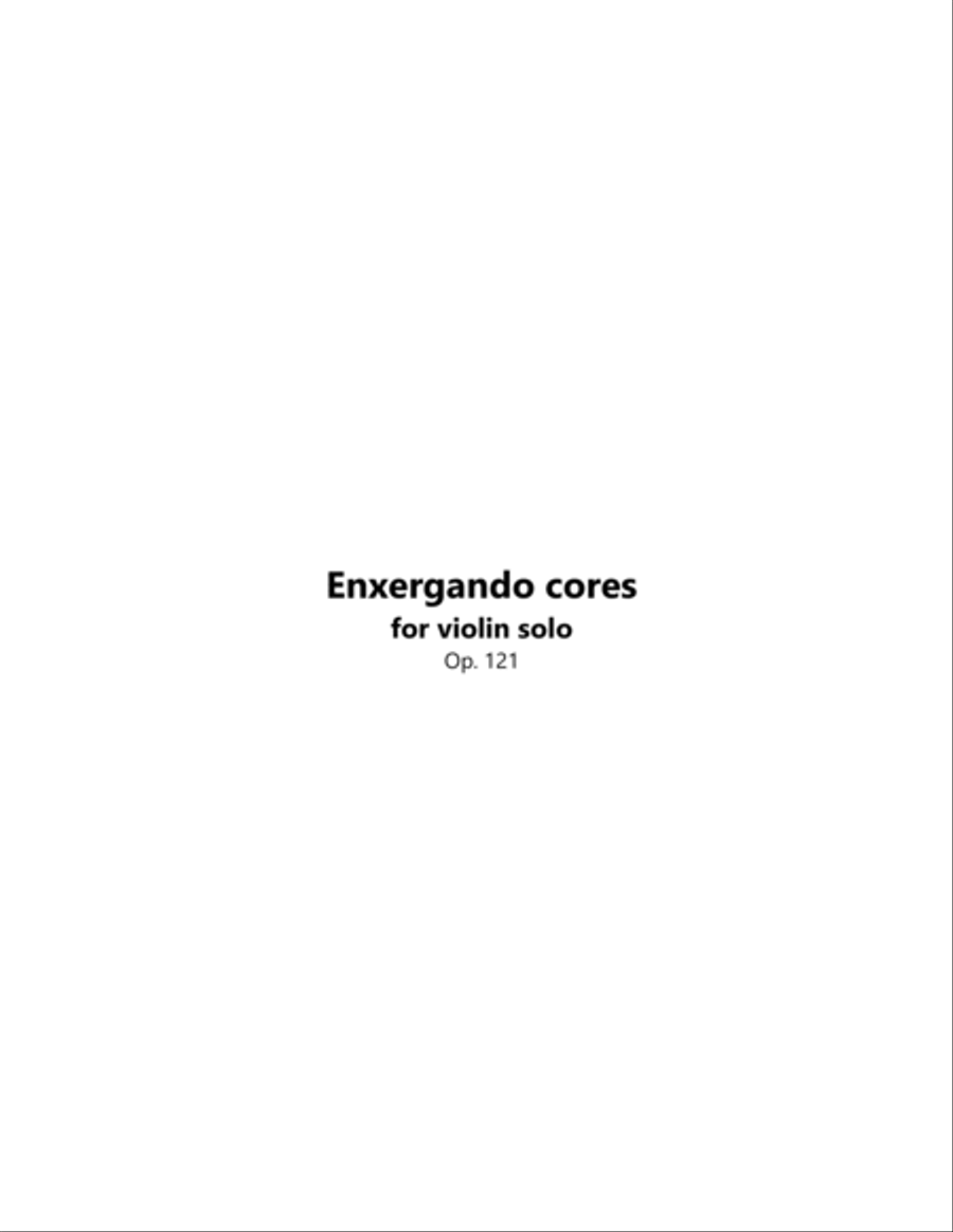 Enxergando cores Violin Solo scores gallery preview page 3
