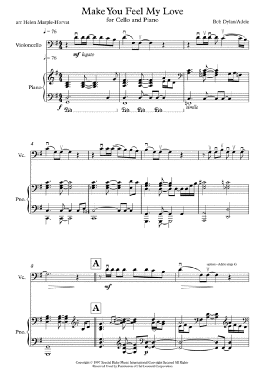 Make You Feel My Love image number null