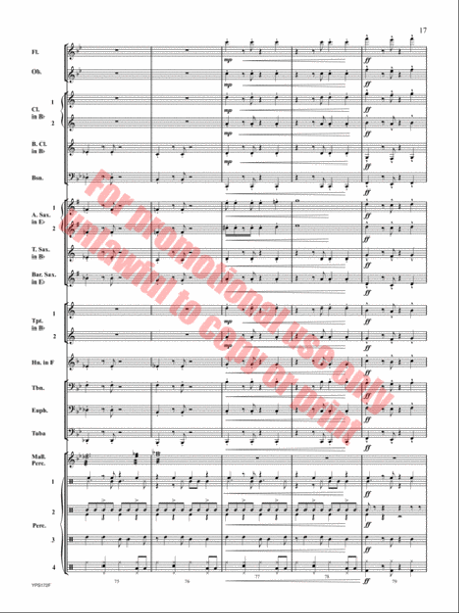 Chips and Salsa Concert Band scores gallery preview page 18