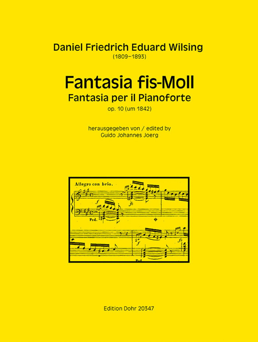 Fantasia für Pianoforte fis-Moll op. 10 (um 1842)