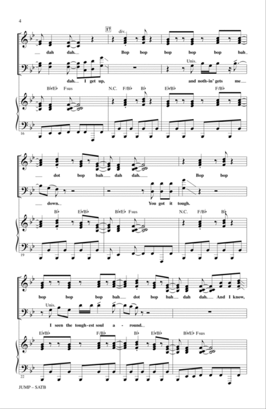 Jump (ed. Kirby Shaw) 4-Part scores gallery preview page 3