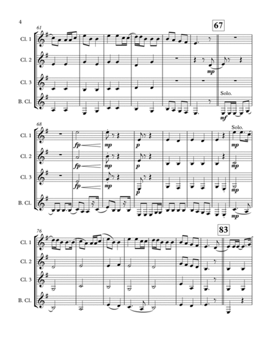 Wellerman (Clarinet Quartet) image number null