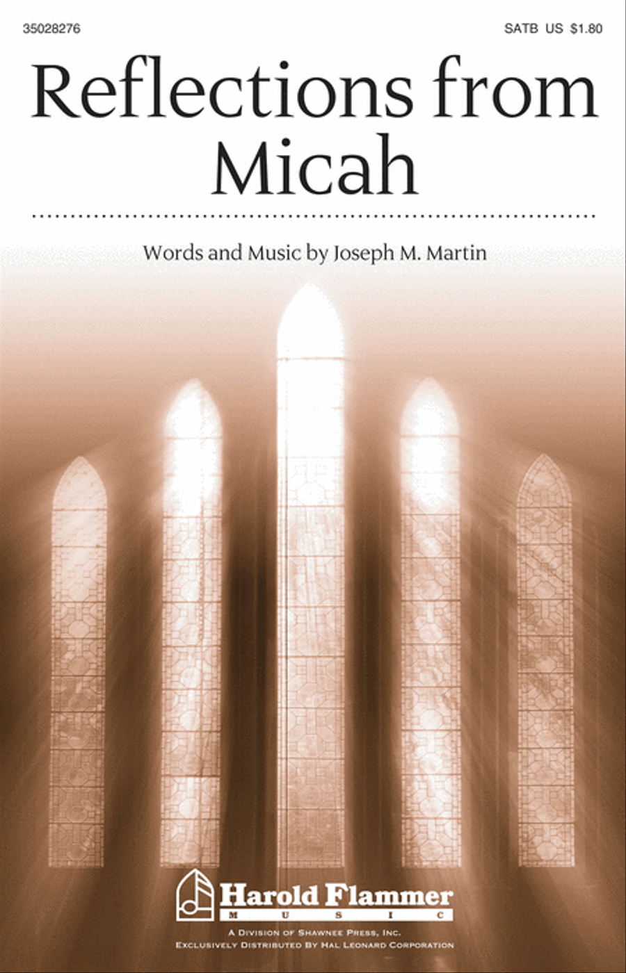 Reflections from Micah 4-Part scores gallery preview page 1