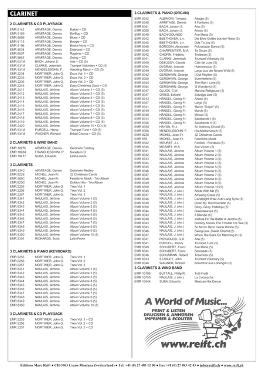 Play The 1st Clarinet With The Philharmonic Wind Orchestra Concert Band scores gallery preview page 9