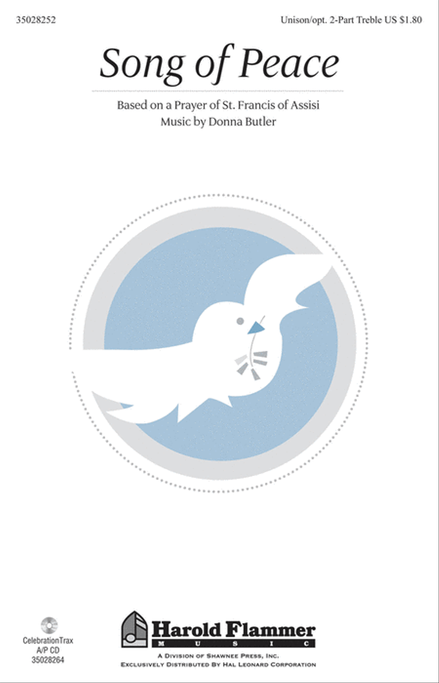 Song of Peace Song of Peace Unison Choir scores gallery preview page 1
