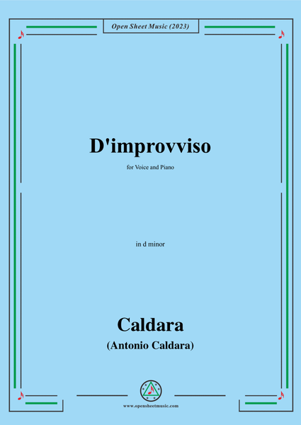 Caldara-D'improvviso,in d minor image number null
