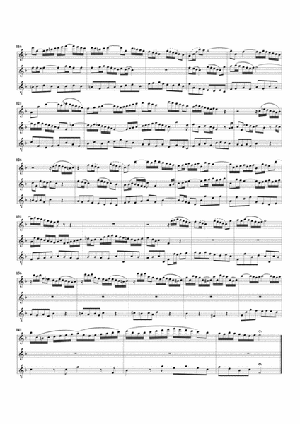 Aria: Endlich, endlich, wird mein Joch from Cantata BWV 56 (arrangement for 3 recorders)