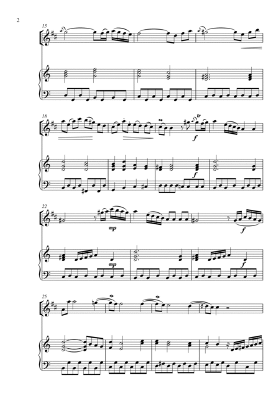Maxim Berezovsky - Sonata C dur for soprano saxophone and piano Chamber Music scores gallery preview page 4