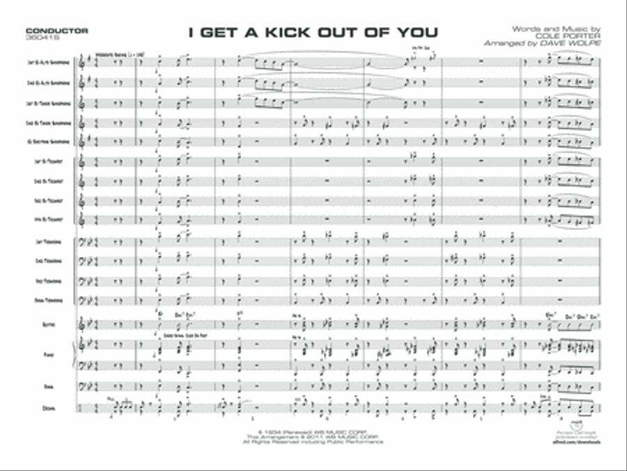 I Get a Kick Out of You Jazz Ensemble scores gallery preview page 2