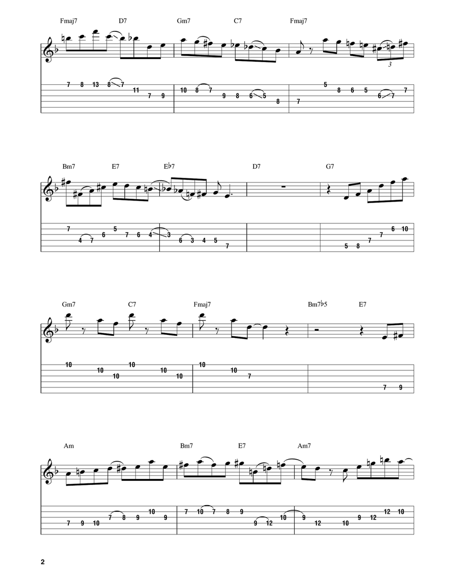 Yardbird Suite Yardbird Suite Electric Guitar scores gallery preview page 2