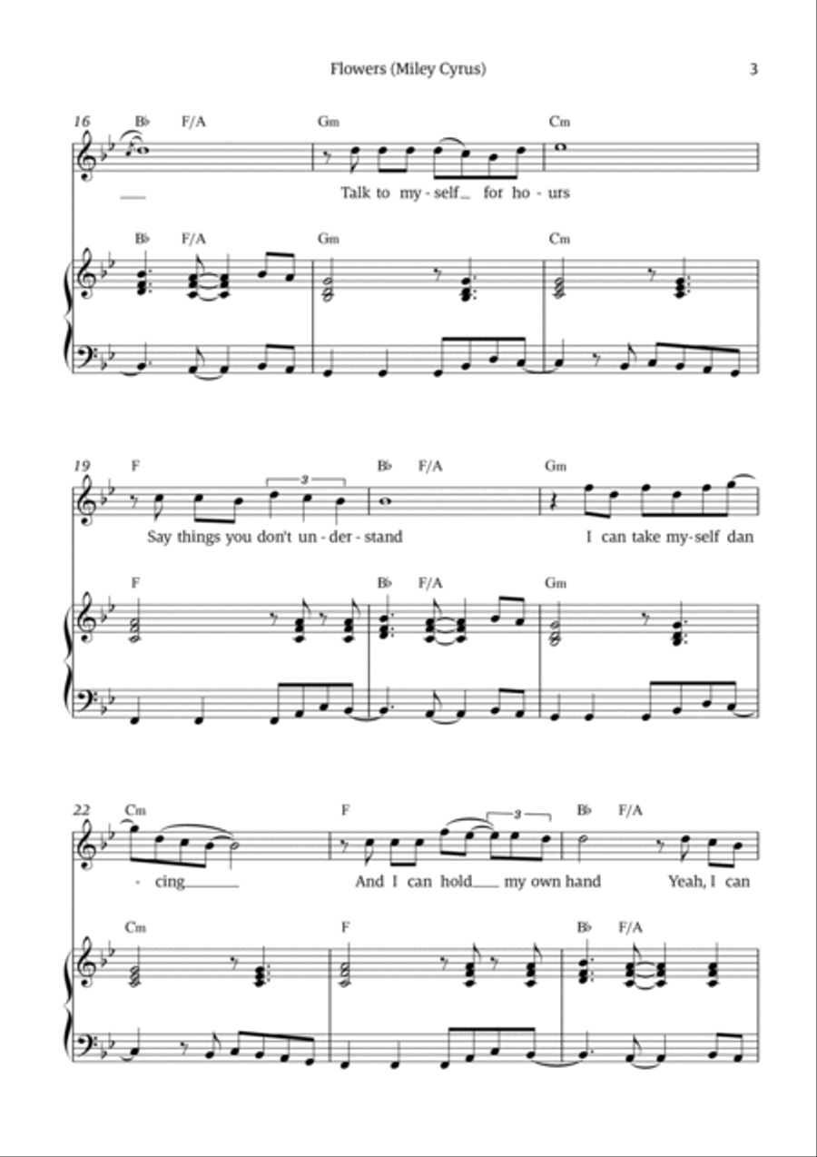 Flowers Voice scores gallery preview page 3