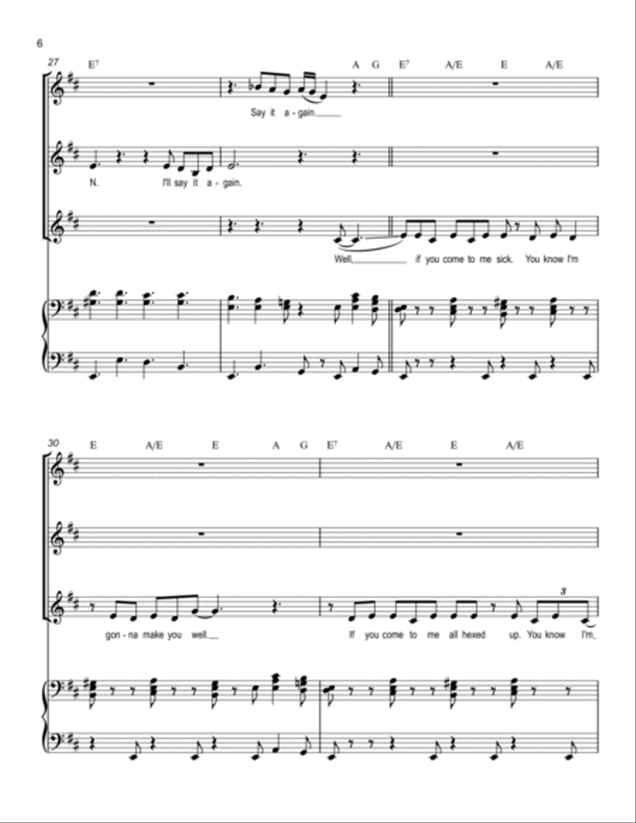I'm A Woman Voice scores gallery preview page 6