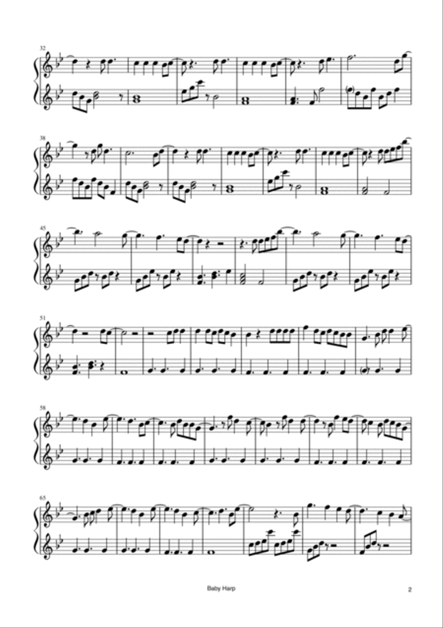 All Of Me All Of Me Harp scores gallery preview page 2