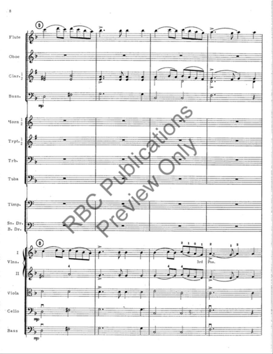 Psalm And Air Psalm And Air Full Orchestra scores gallery preview page 9