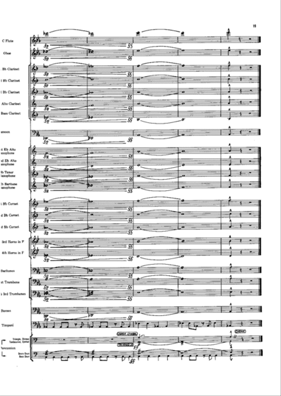 Short Prelude With Perspectives Concert Band scores gallery preview page 19