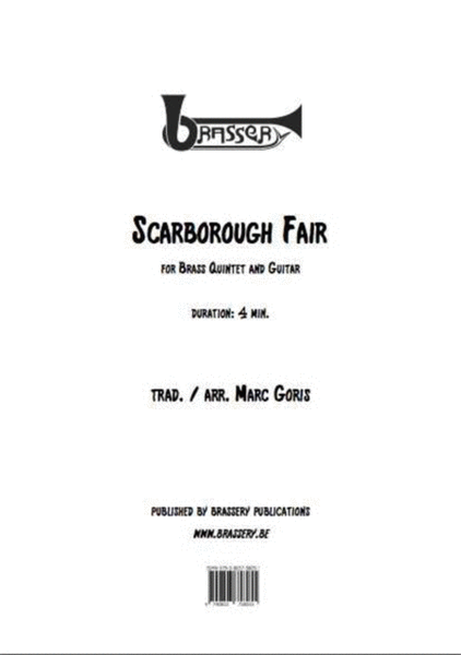 Scarborough Fair, for brass quintet and guitar