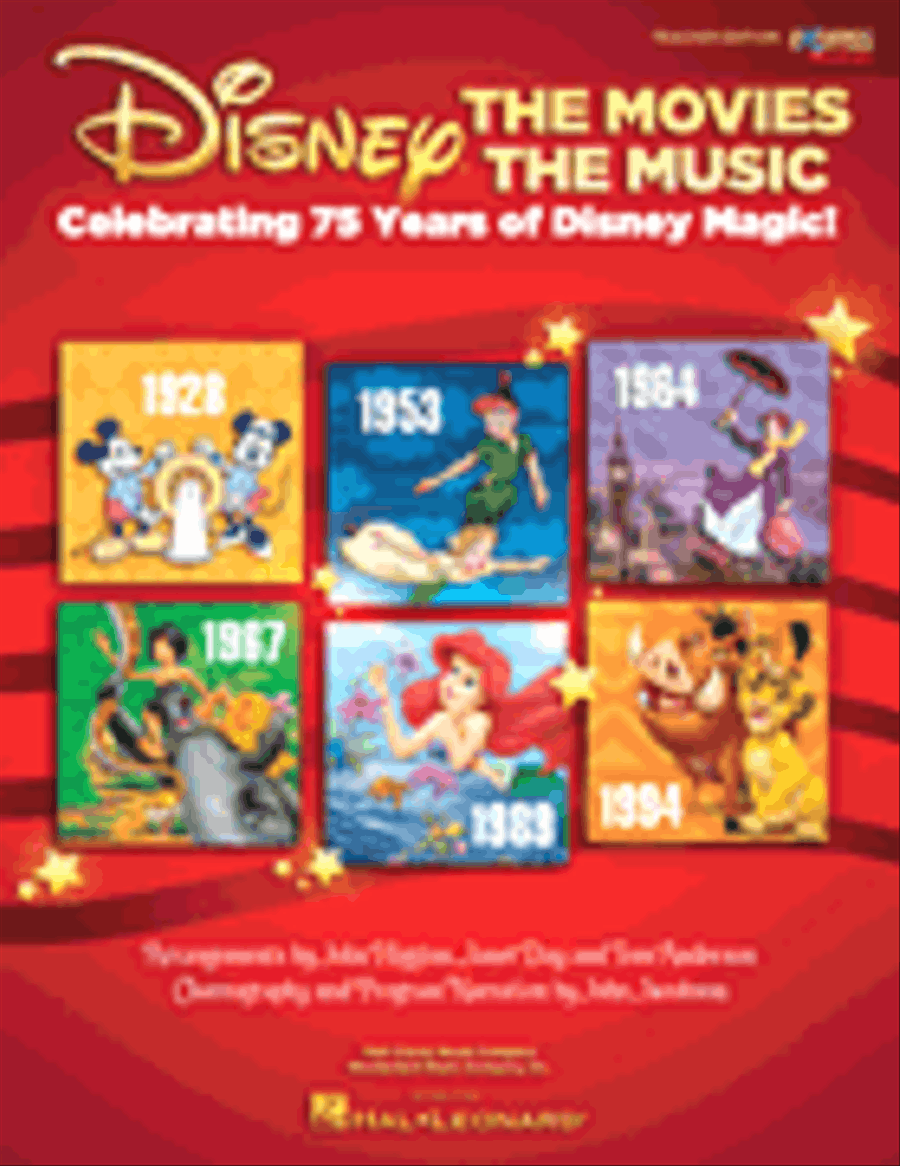 Disney: The Movies, The Music Choir scores gallery preview page 1