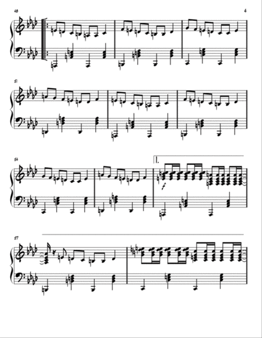 Rock of Markessa - Piano Rock of Markessa - Piano Piano Solo scores gallery preview page 4