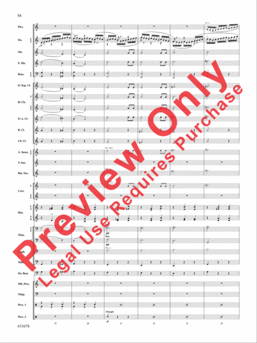 Down to the Sea in Ships (from the NBC TV Film Project 20) Concert Band scores gallery preview page 59