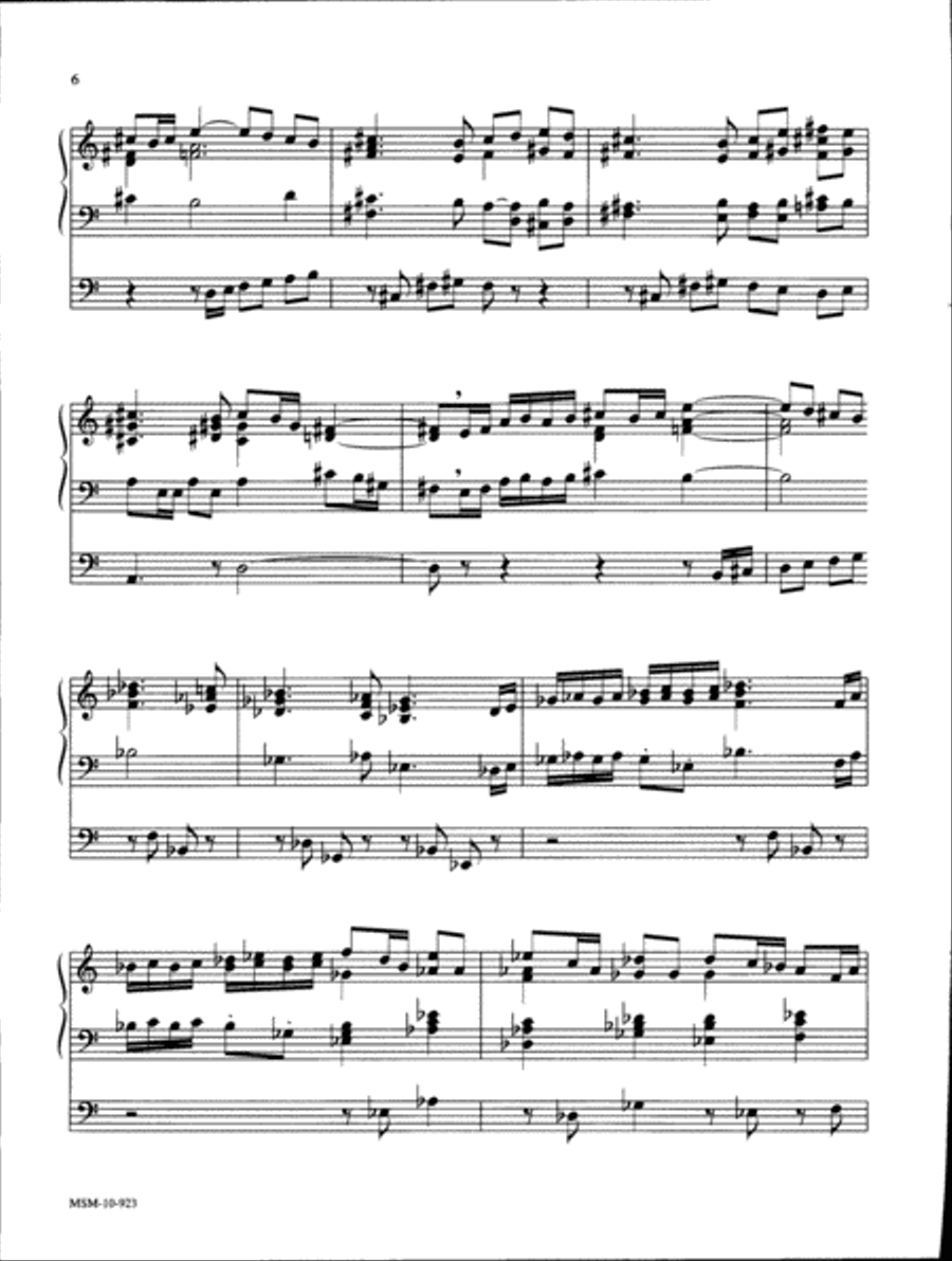 Fanfares and Flourishes for Organ Organ Solo scores gallery preview page 3