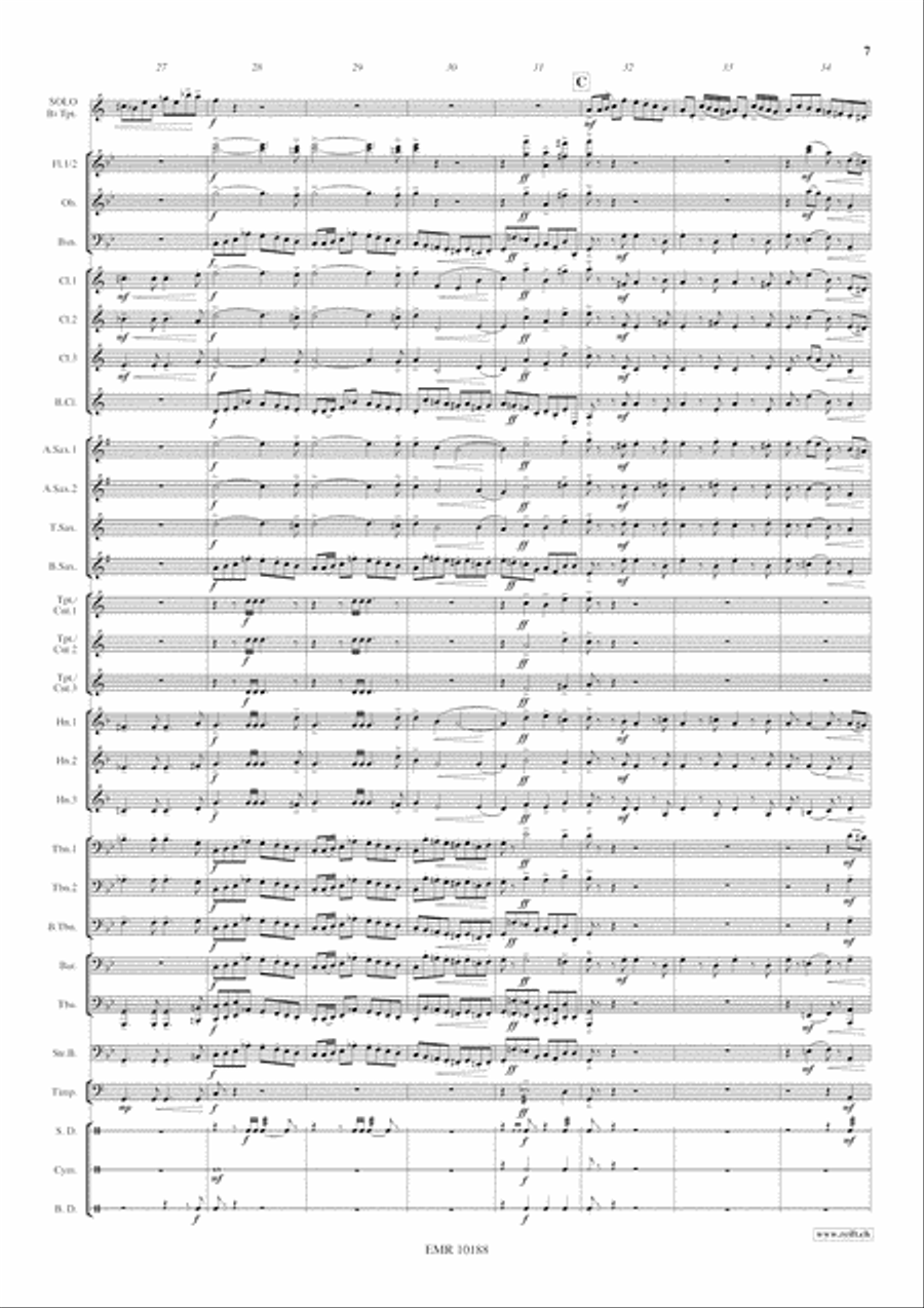 Konzert-Etude Concert Band scores gallery preview page 8