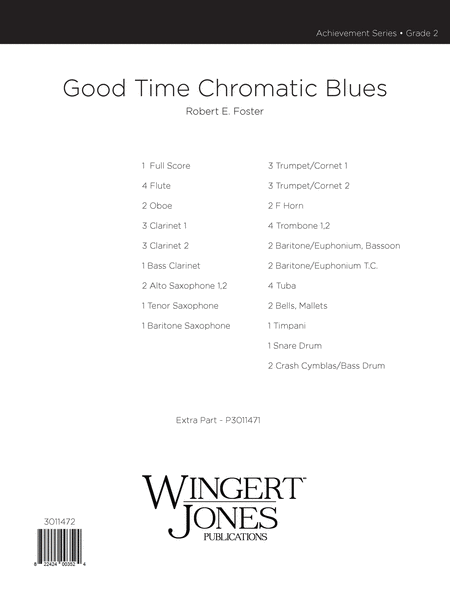 Good Time Chromatic Blues - Full Score