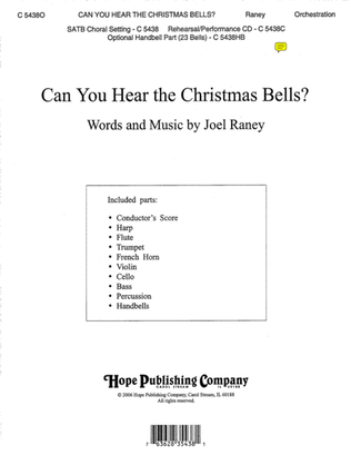 Book cover for Can You Hear the Christmas Bells?