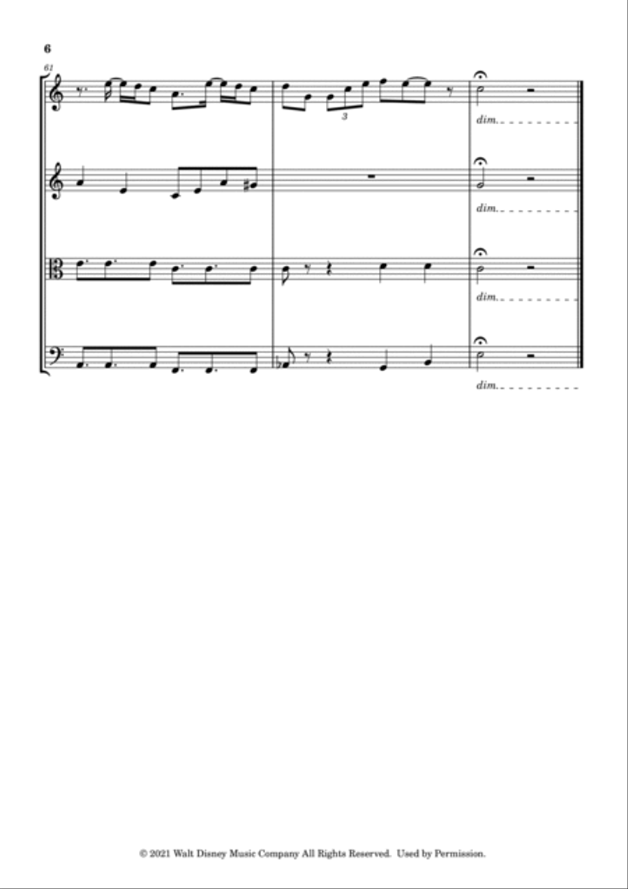 Dos Oruguitas String Quartet scores gallery preview page 6