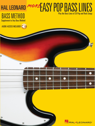 Book cover for More Easy Pop Bass Lines