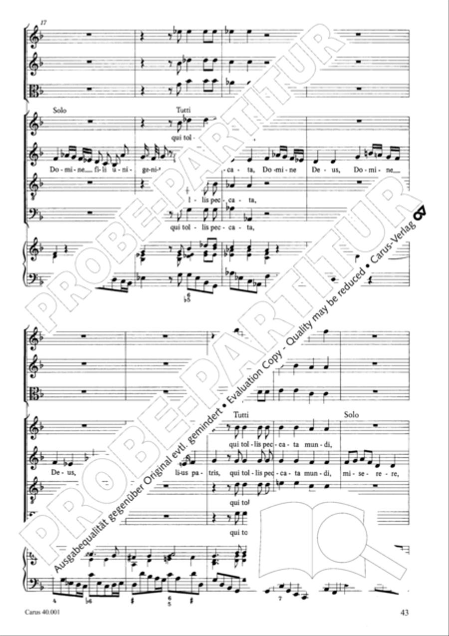 Gloria in D SSA scores gallery preview page 50