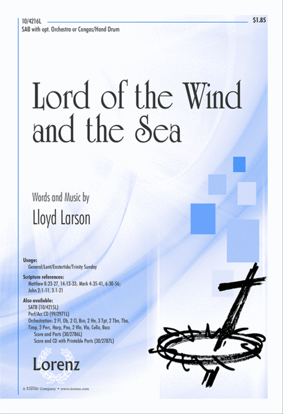 Lord of the Wind and the Sea 3-Part scores gallery preview page 1