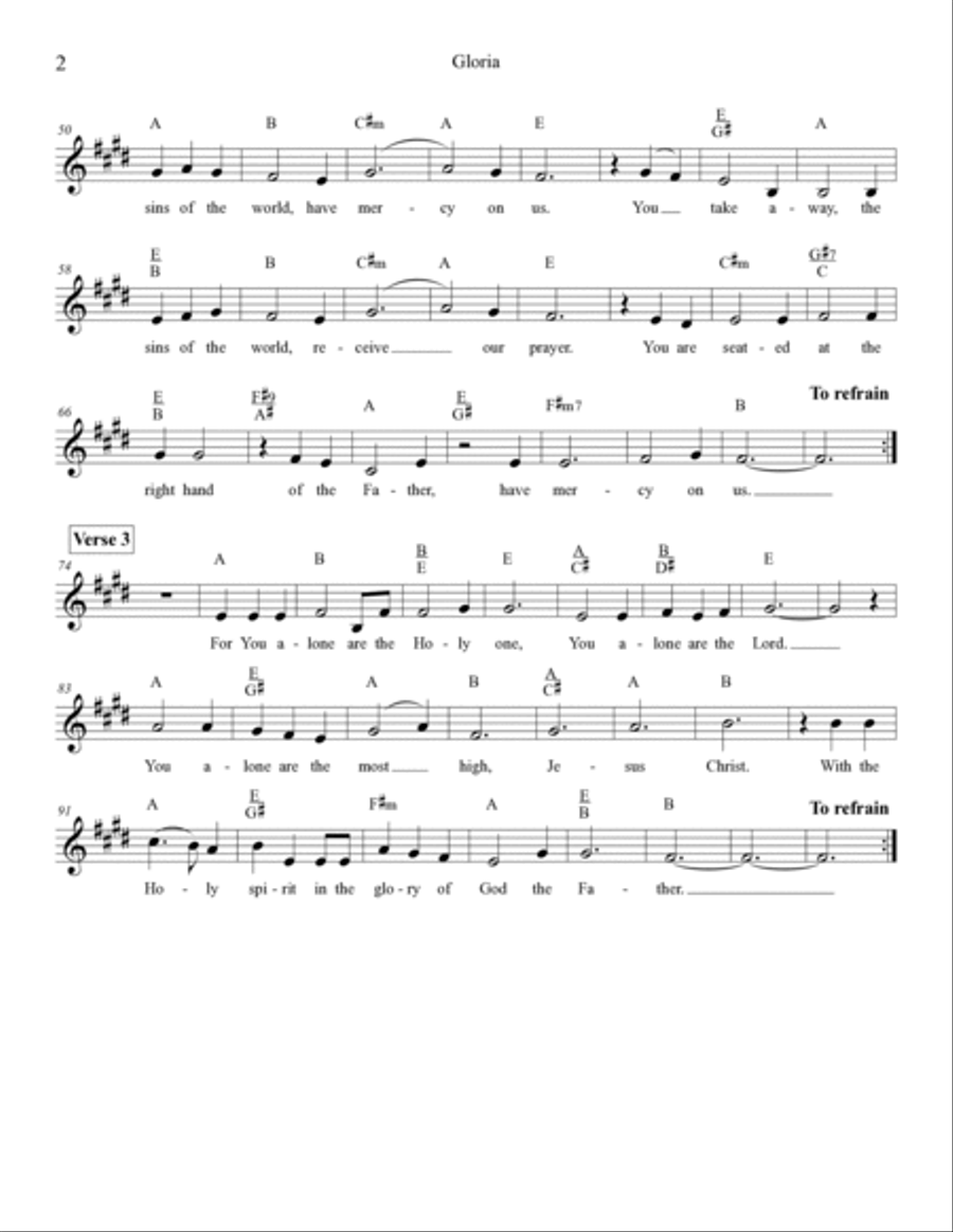 Mass of Saint Mark Mass of Saint Mark Piano scores gallery preview page 4