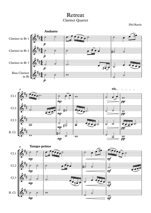 Retreat - Clarinet Quartet