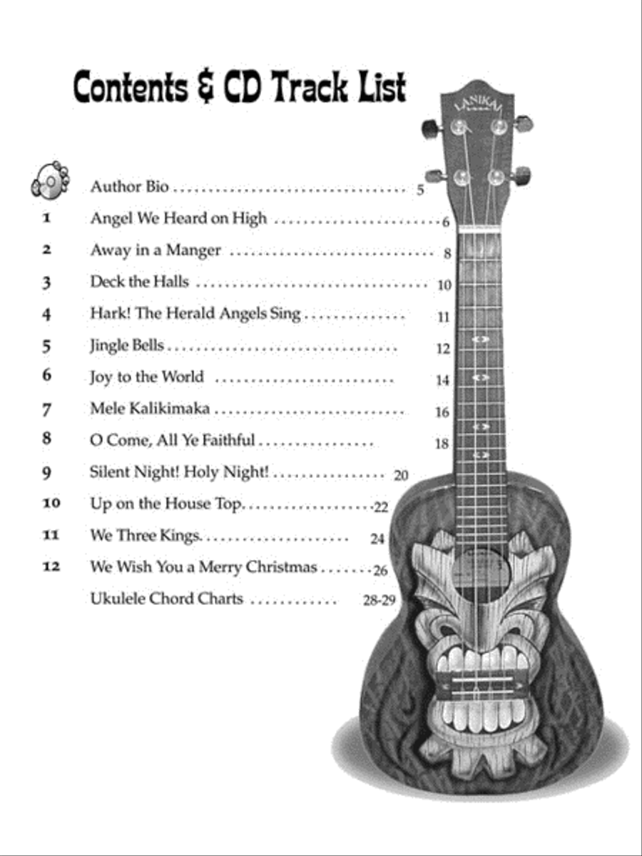 Christmas Ukulele, Hawaiian Style Ukulele scores gallery preview page 3