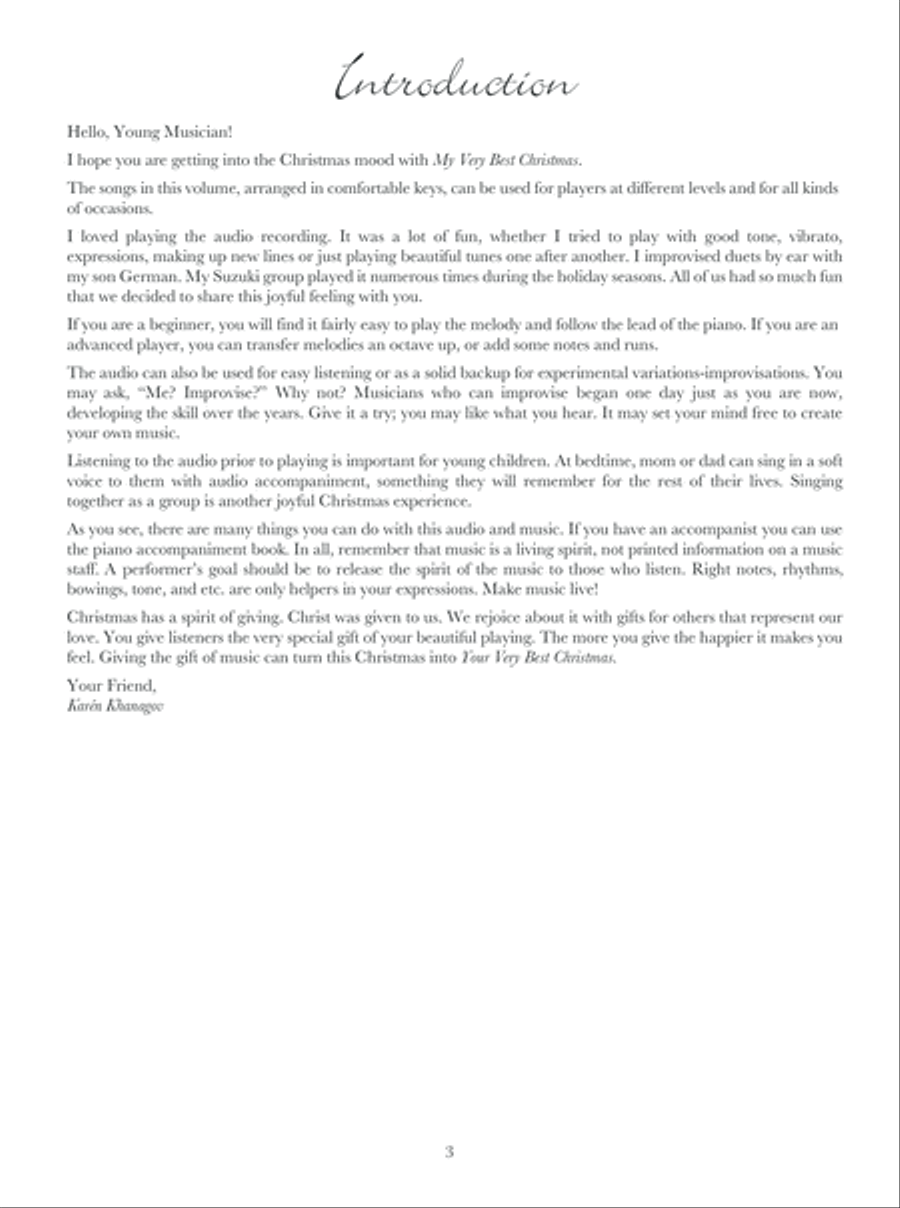 My Very Best Christmas, Violin Edition String Duet scores gallery preview page 4