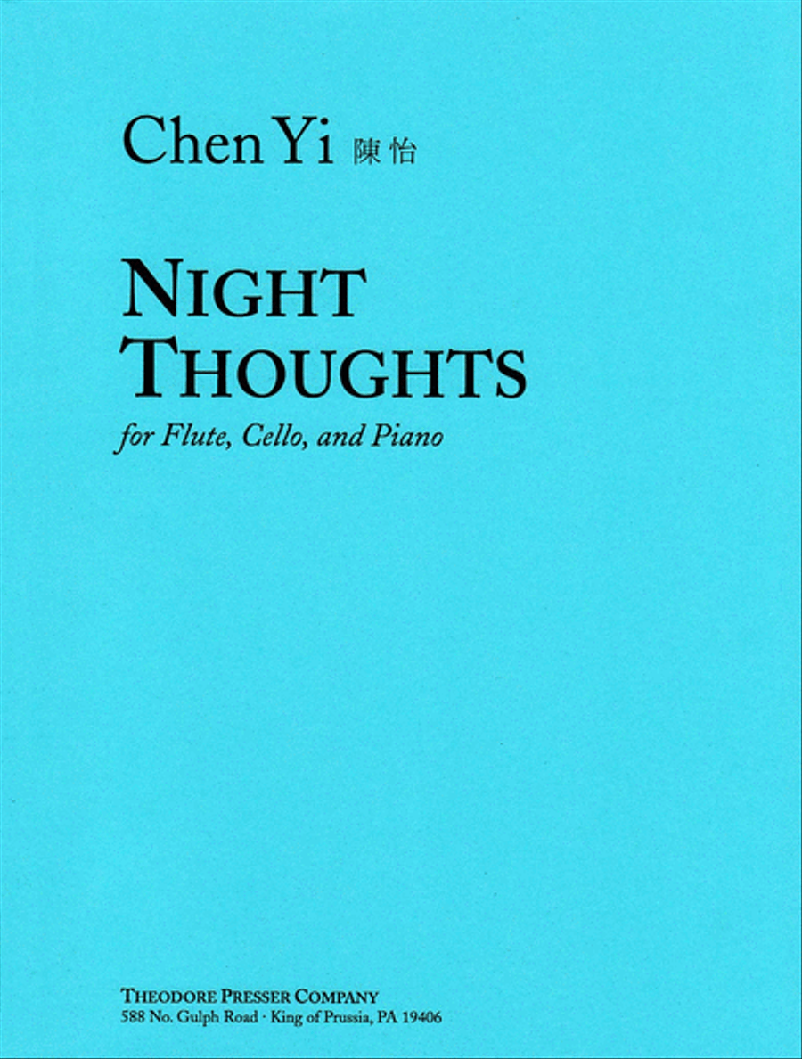 Night Thoughts Night Thoughts Chamber Music scores gallery preview page 1