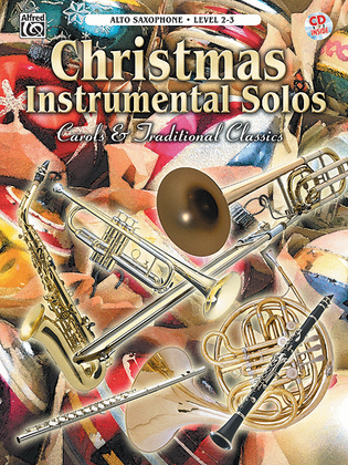 Book cover for Christmas Instrumental Solos - Alto Saxophone (Book & CD)