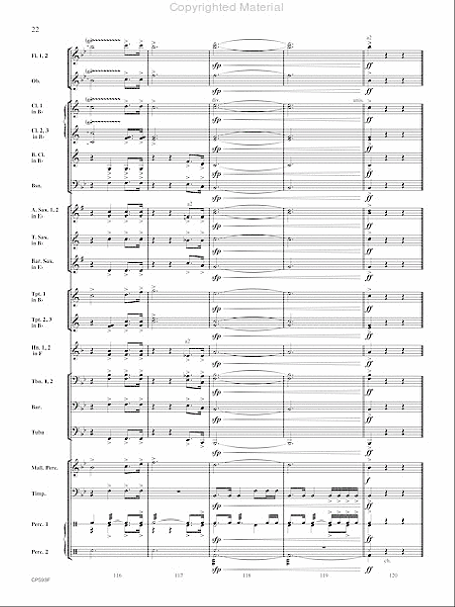 Fantasy on Early American Tunes Fantasy on Early American Tunes Concert Band scores gallery preview page 23