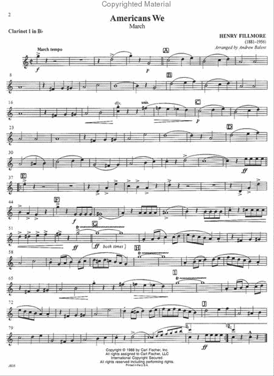 March Spectacular Concert Band Methods scores gallery preview page 2