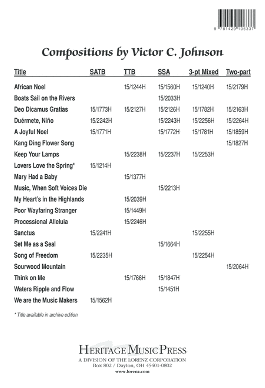 Tres canciones de los elementos 2-Part scores gallery preview page 12