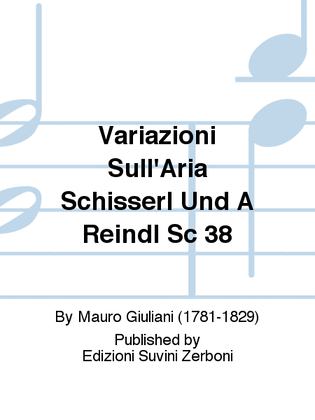 Book cover for Variazioni Sull'Aria Schisserl Und A Reindl Sc 38