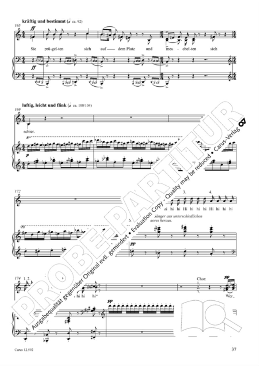 Eulenspiegeleien op. 146. Drei Eulenspiegelszenen Collection / Songbook scores gallery preview page 38