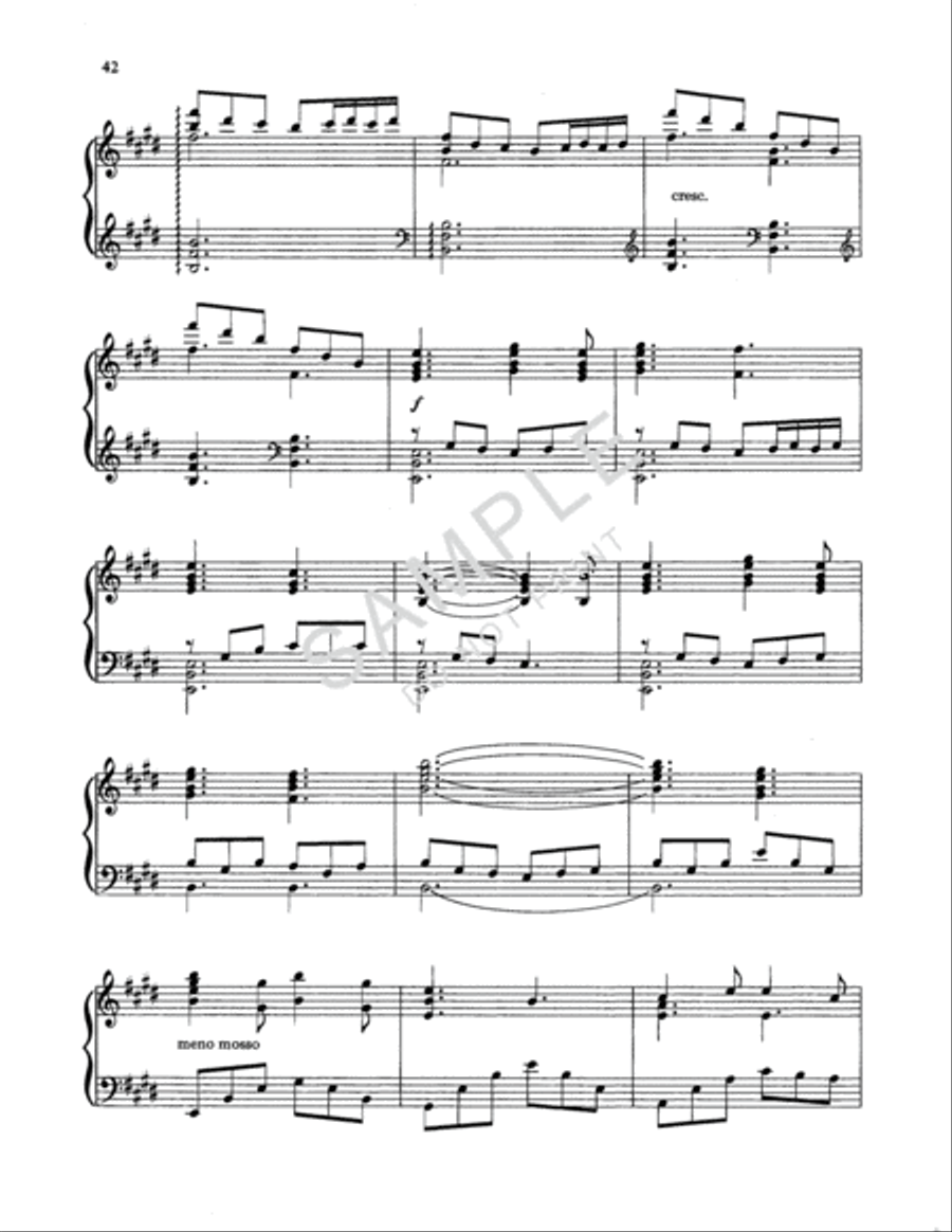 Hymns with a Classical Touch Piano Solo scores gallery preview page 3