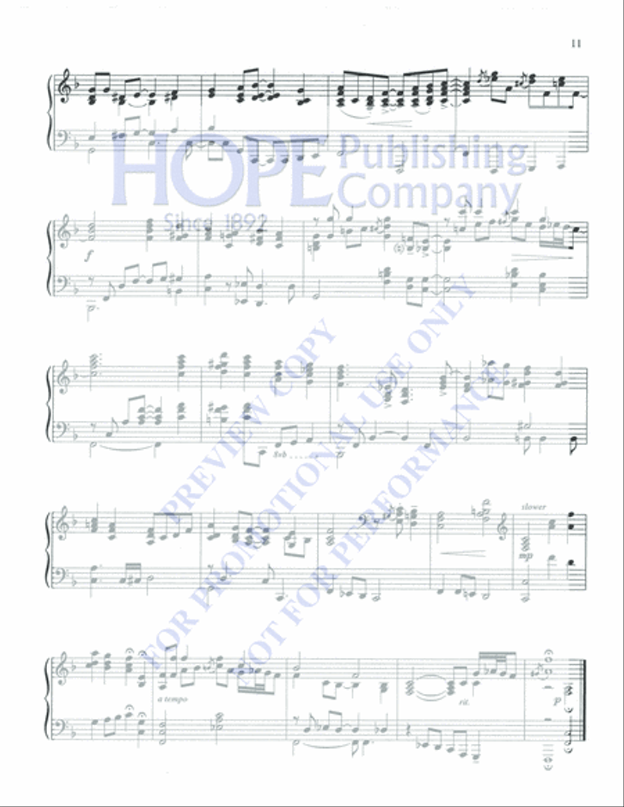 Amazing Grace Amazing Grace Piano Solo scores gallery preview page 17