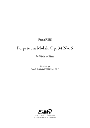 Perpetuum Mobile Op. 34 No. 5