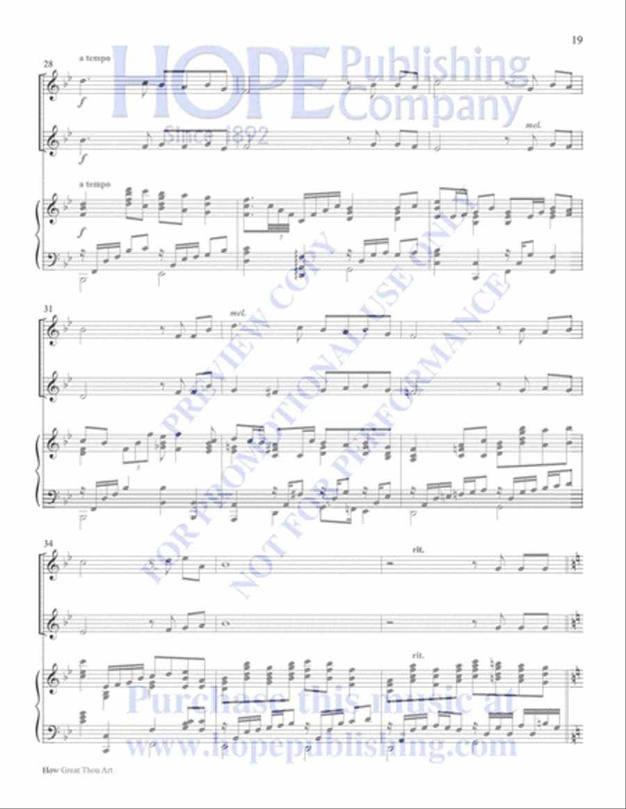 Classic Hymns for Two Instruments, Vol 1-Book and CD Woodwind Duet scores gallery preview page 19