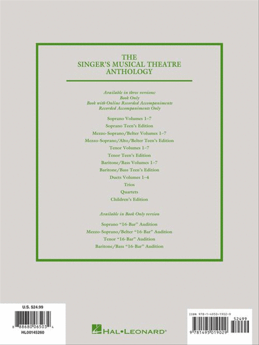 Singer's Musical Theatre Anthology – Volume 6 Voice scores gallery preview page 10