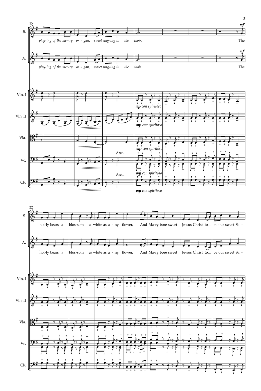 The Holly And The Ivy Choir scores gallery preview page 3