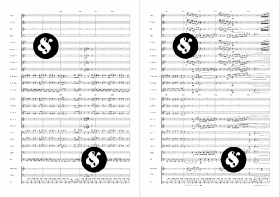 Mamma Mia! Concert Band scores gallery preview page 15